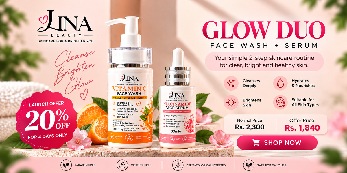 Lina Beauty Glow Duo – Face Wash + Serum
